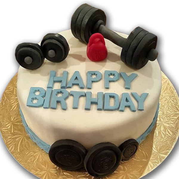 Bodybuilding Decorated Cake