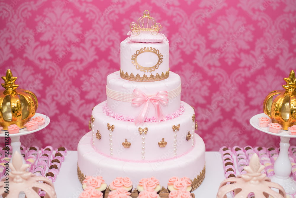 princess decorated cake