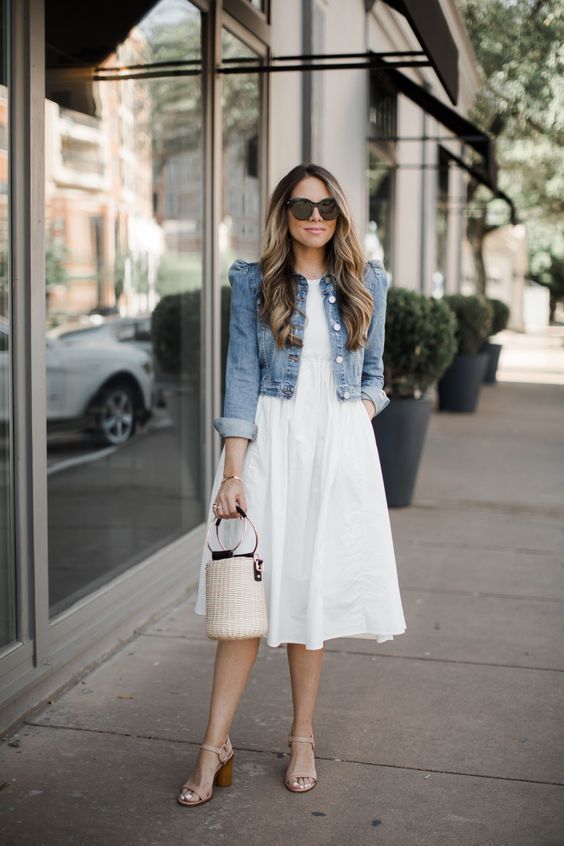 Look com Vestido Branco