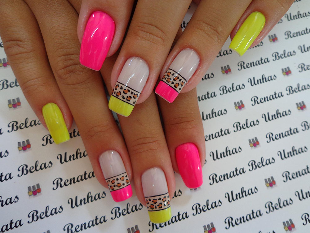 unhas-verde-neon-com-preto