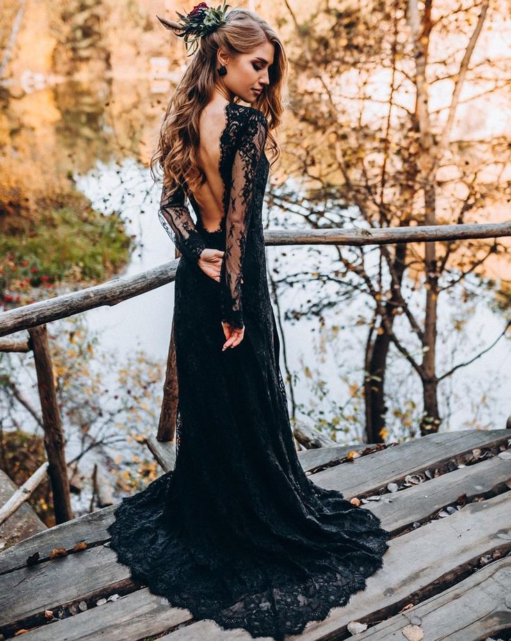 Black Wedding Dress