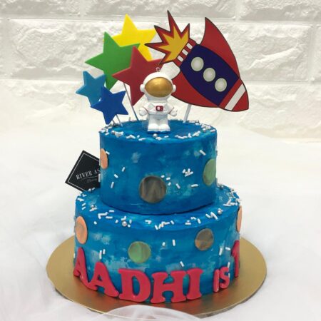 Astronaut Decorated Cake