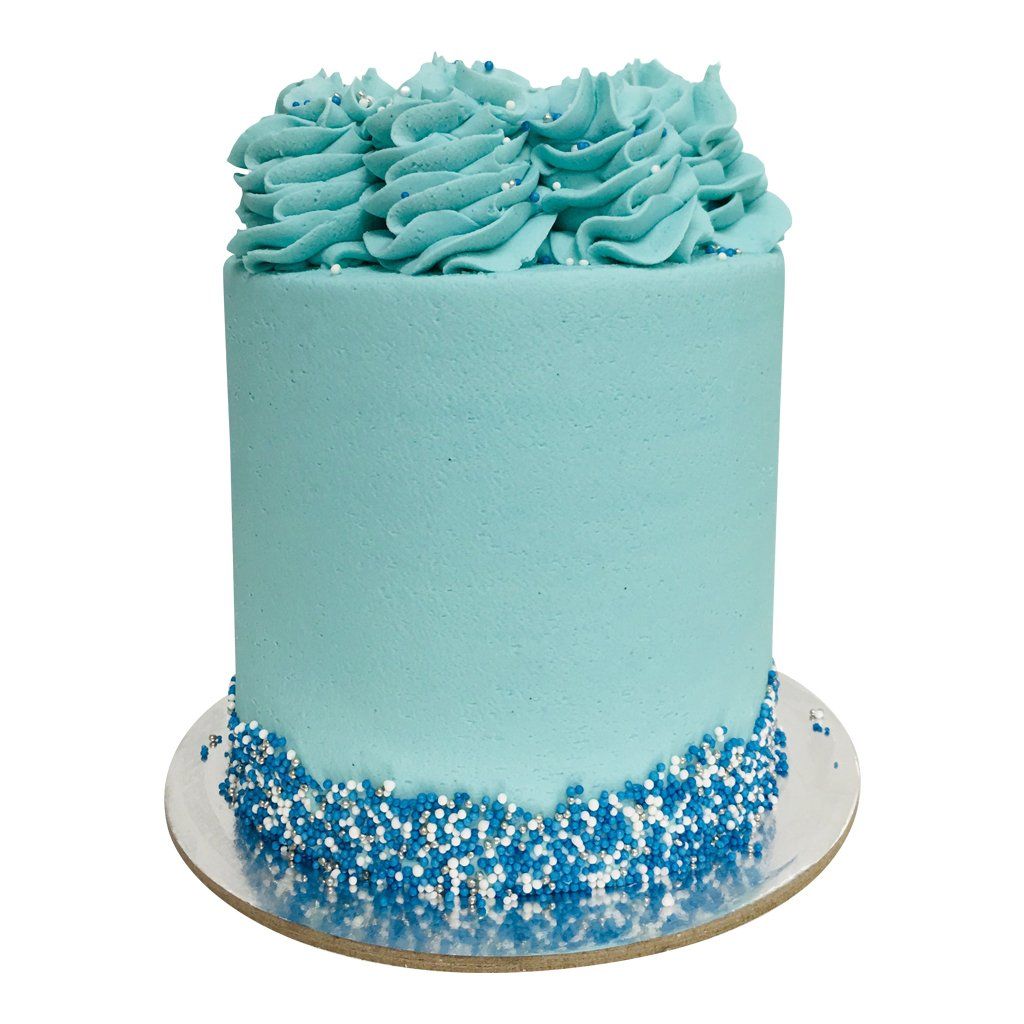 Blue Decorated Cake