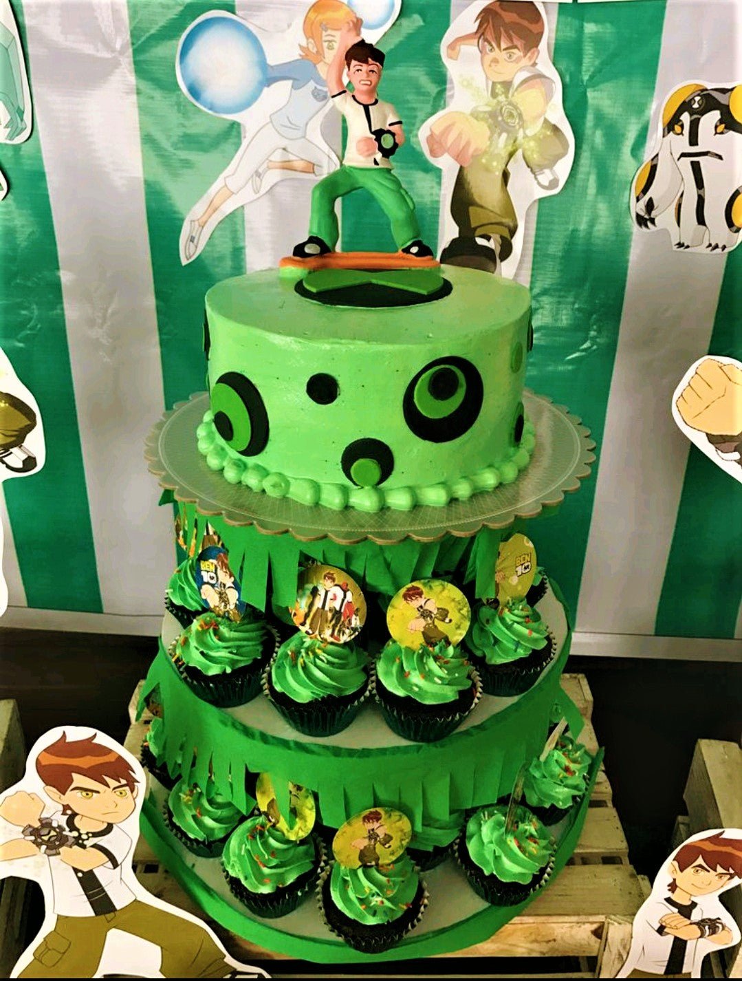 Ben 10 Decorated Cake