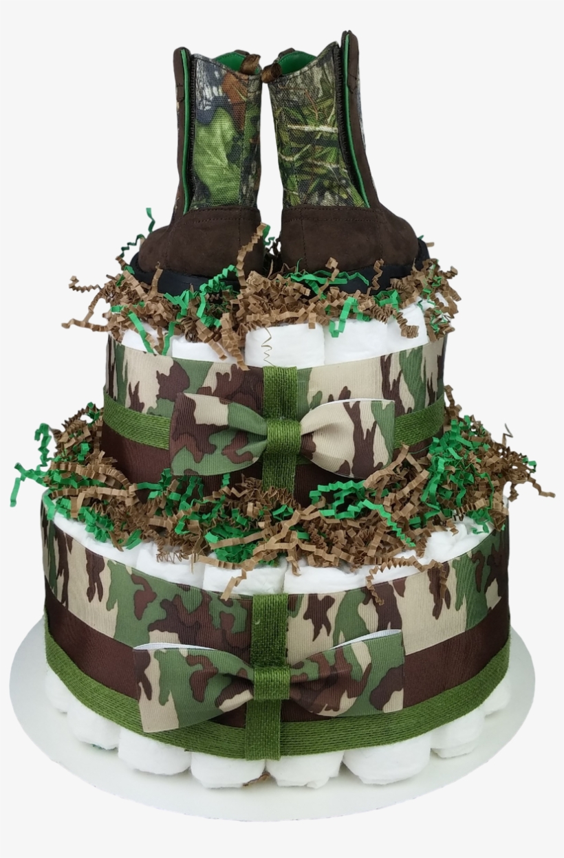 Camouflage Decorated Cake