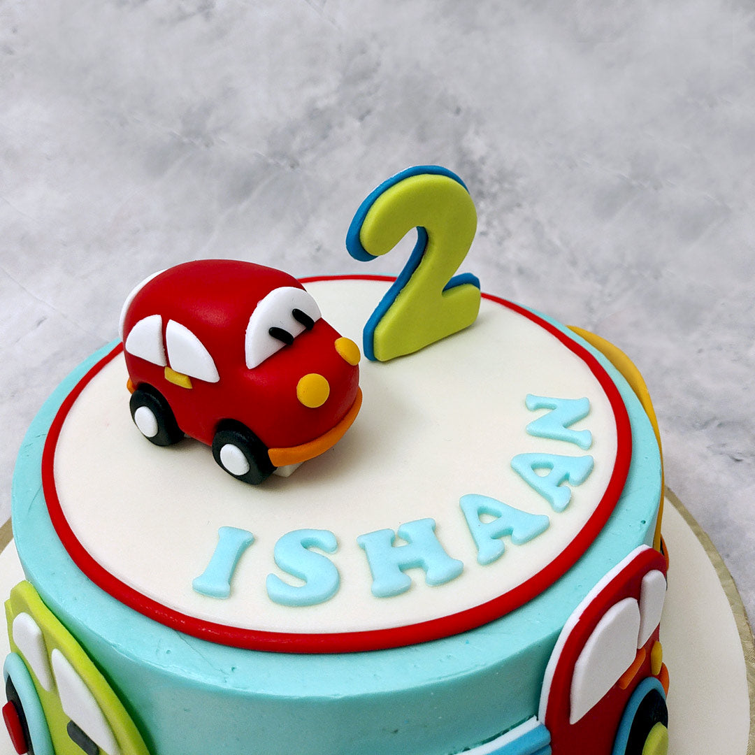 Decorated Car Cake