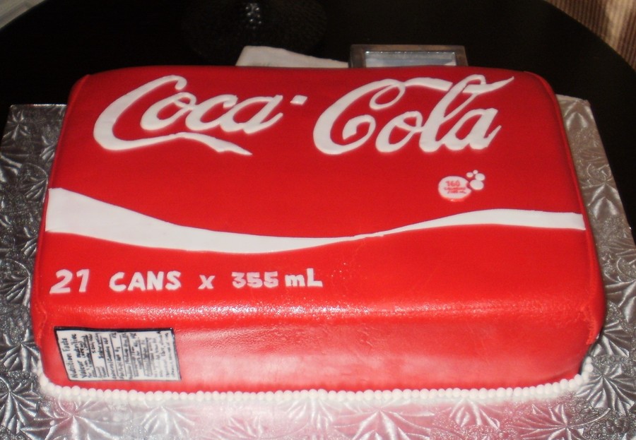 Coca Cola decorated cake