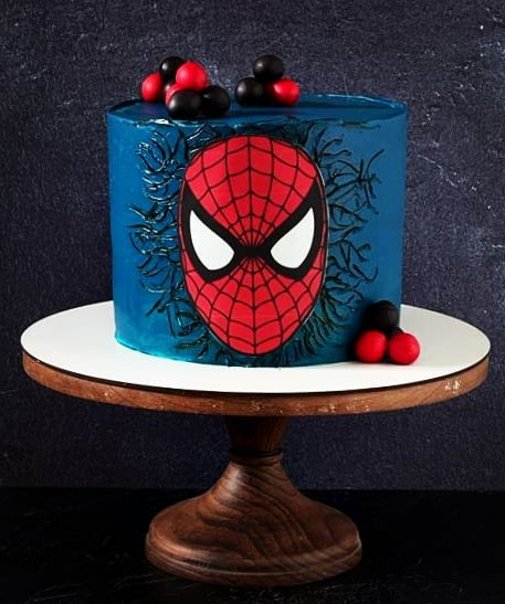 Spider Man Decorated Cake