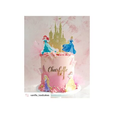 Disney Princess Decorated Cake