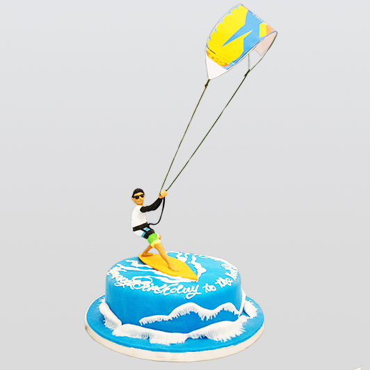 Decorated Surf Cake