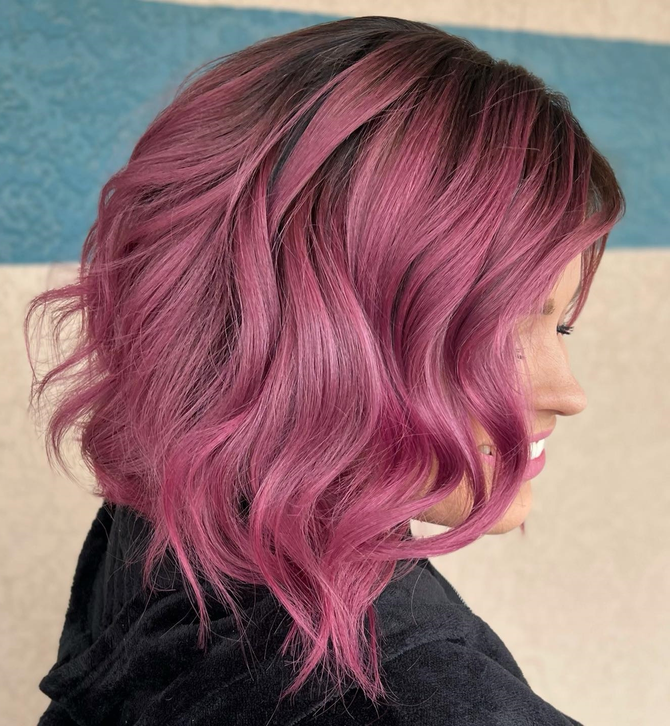 Pink hair