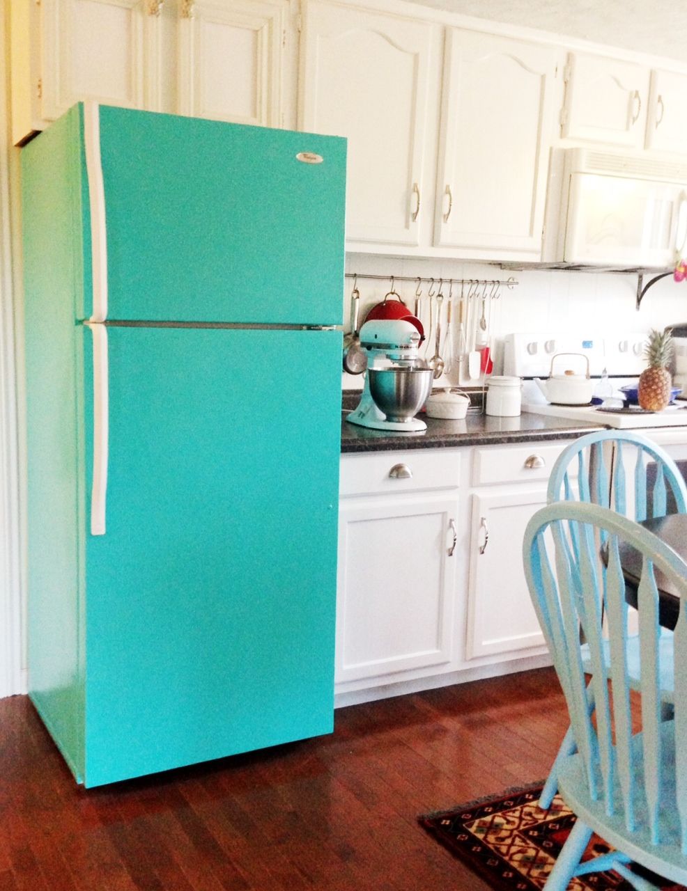 Decoration of Colored Refrigerators