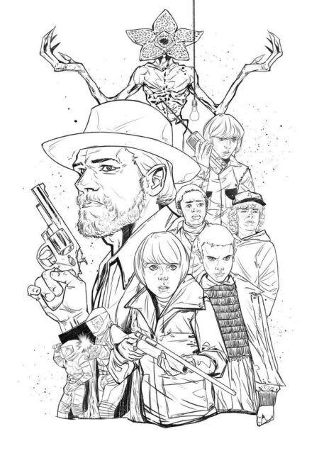 desenho-para-colorir-stranger-things