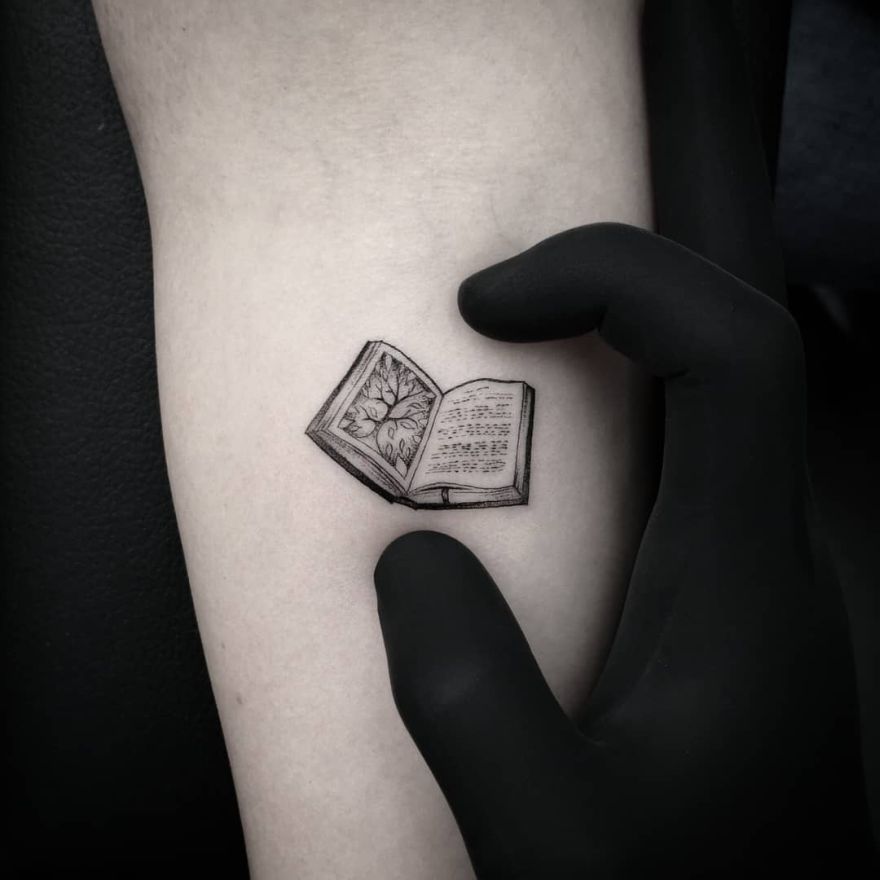 book tattoo