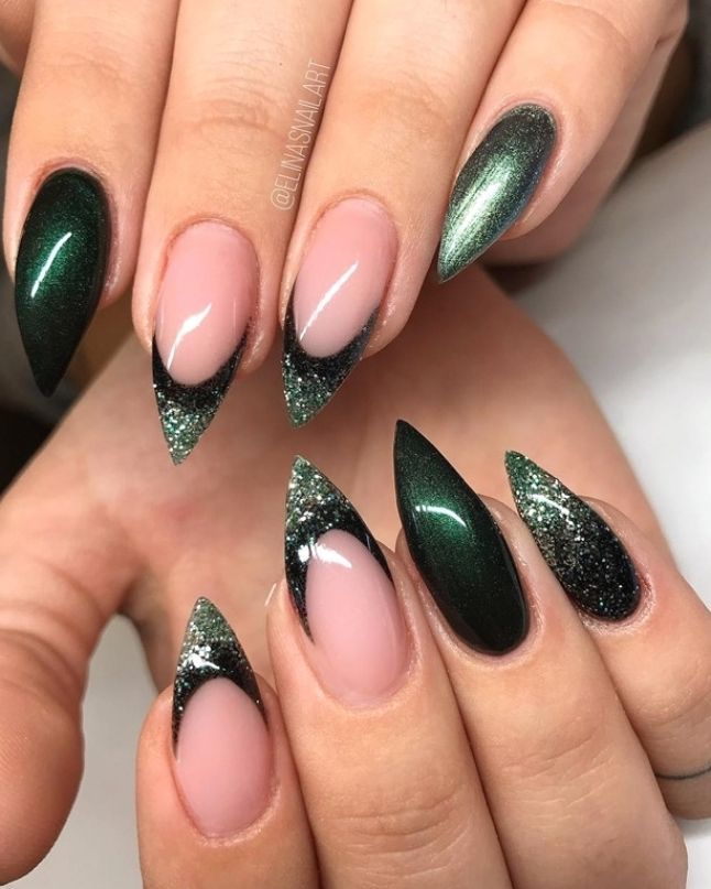 Stiletto Decorated Nail