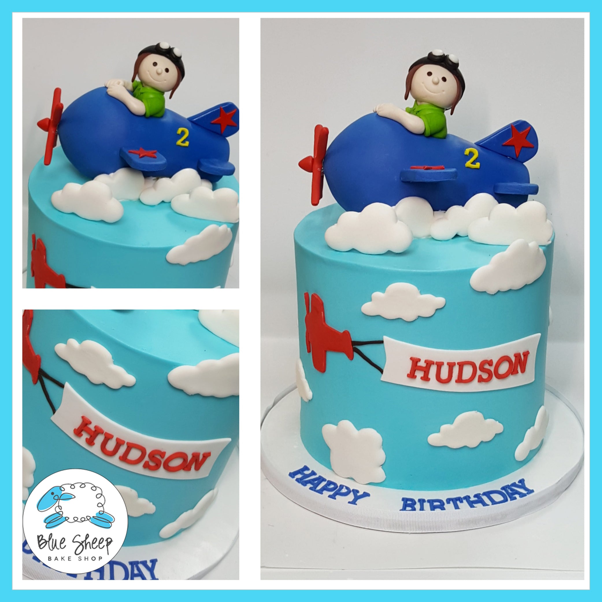 Airplane Decorated Cake