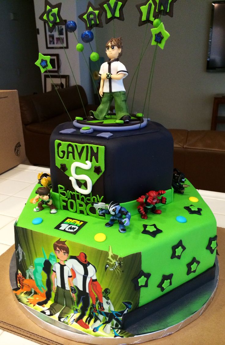 Ben 10 Decorated Cake