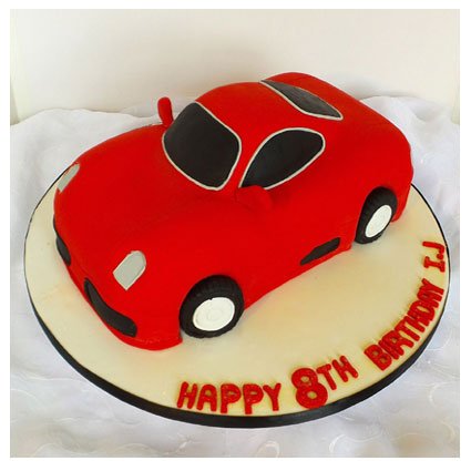 Decorated Car Cake