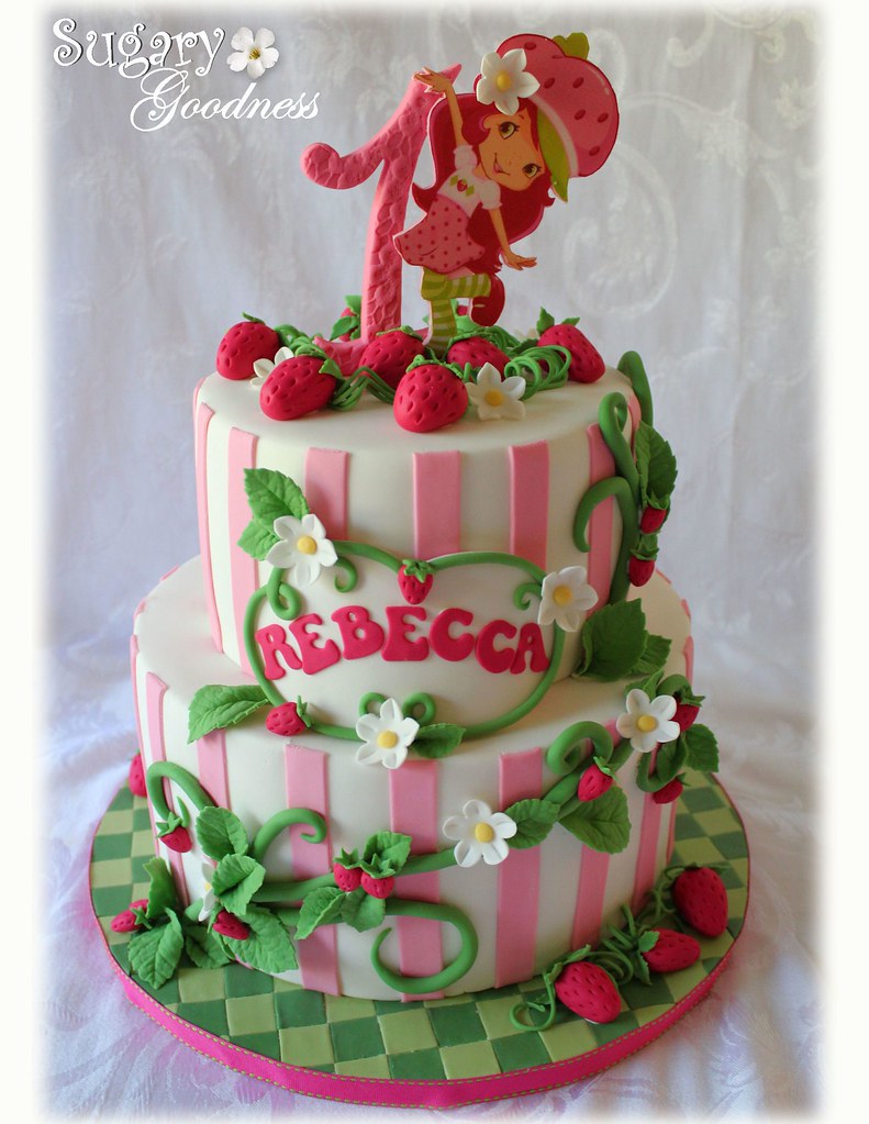 Strawberry Shortcake Decorated Cake