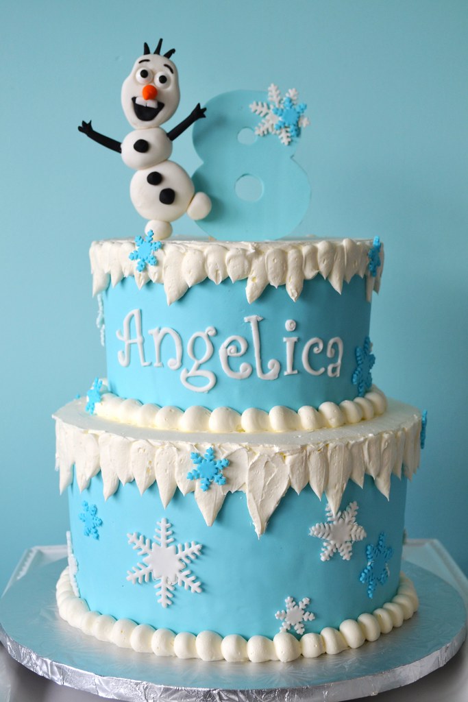 Olaf Decorated Cake