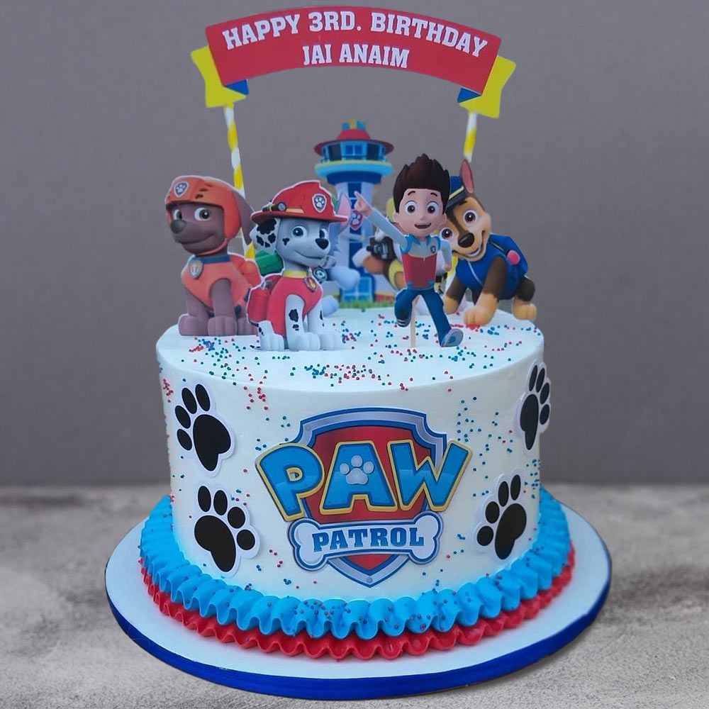 Paw Patrol Decorated Cake