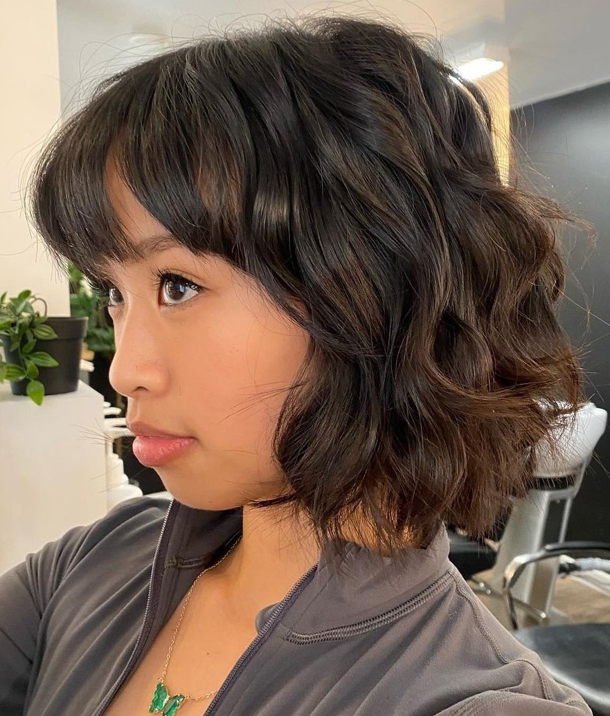 Short Wavy Hair