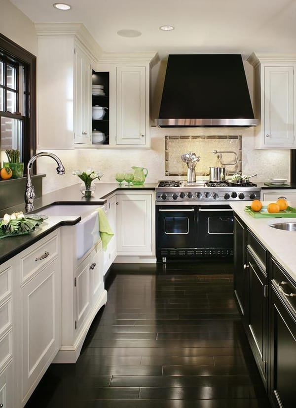 Black And White Kitchen Decoration