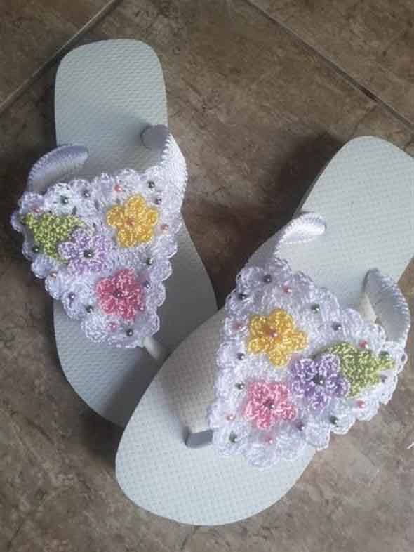 Modelos de Ideias De Chinelo De Croche