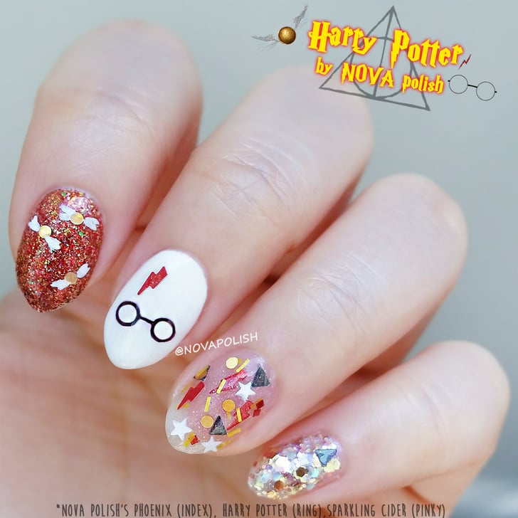 Harry Potter Decorated Nail