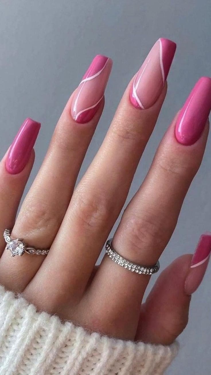 Unhas Decoradas Rosa