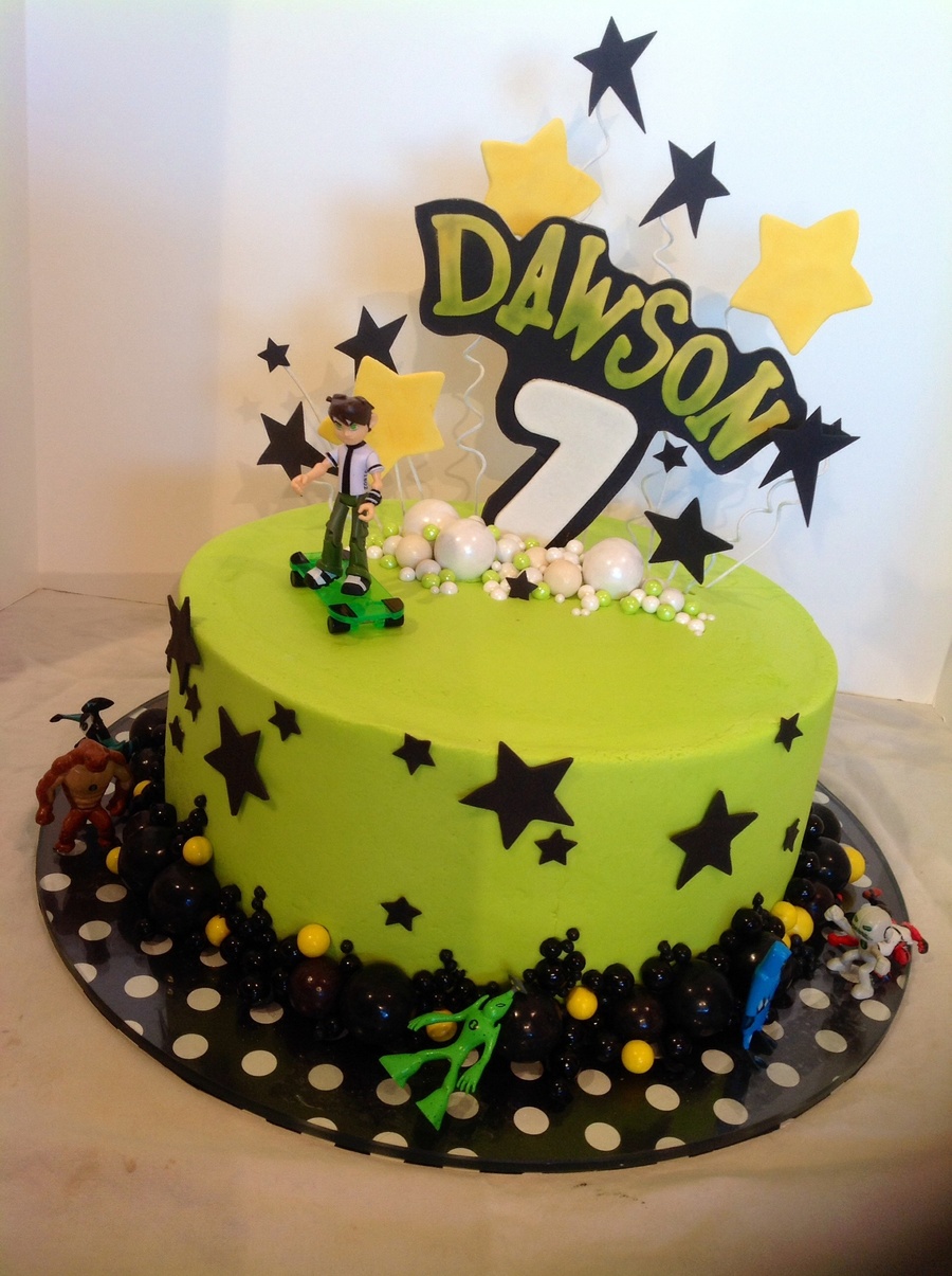 Ben 10 Decorated Cake