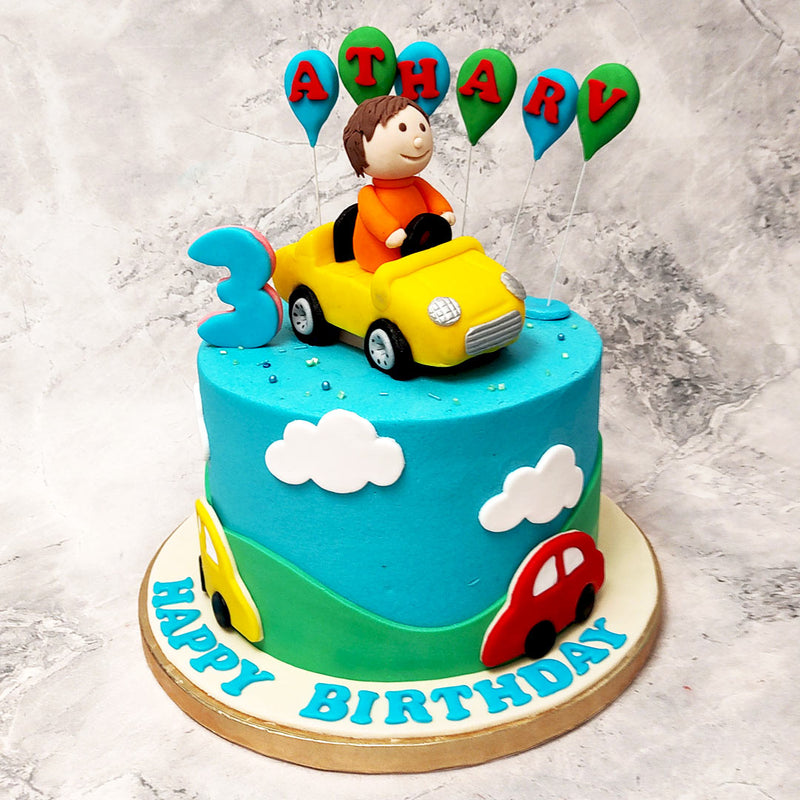 Decorated Car Cake