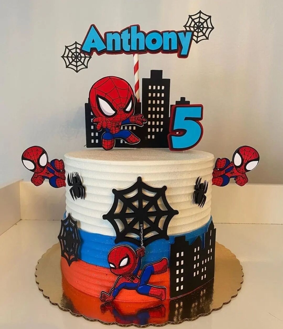 Spider Man Decorated Cake