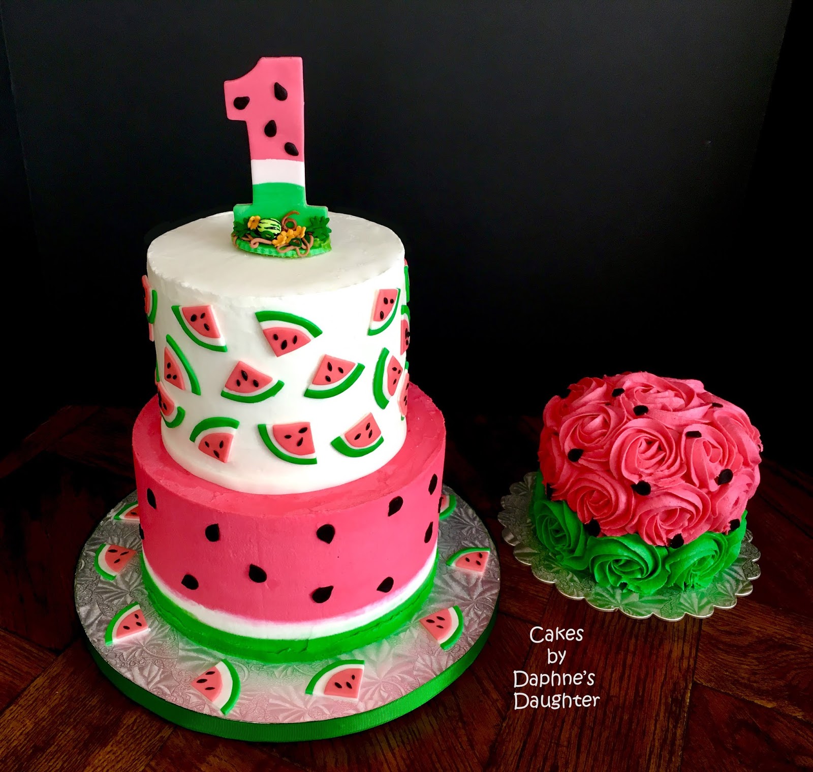 Watermelon Decorated Cake