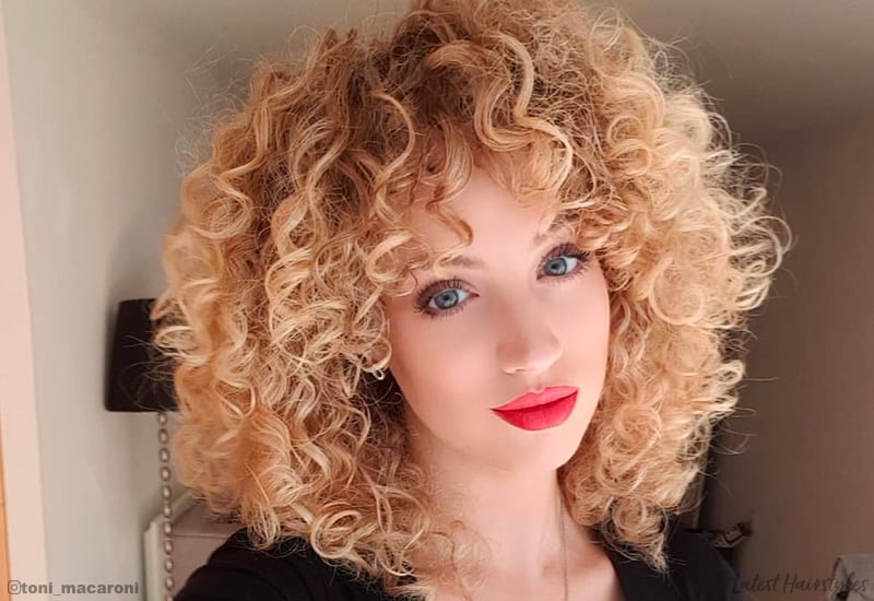 Blonde Curly Hair