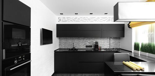 Black And White Kitchen Decoration