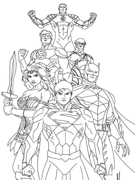 desenho-para-colorir-super-herois