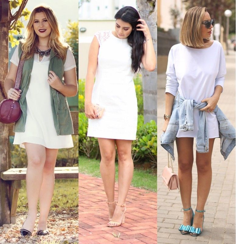 Look com Vestido Branco