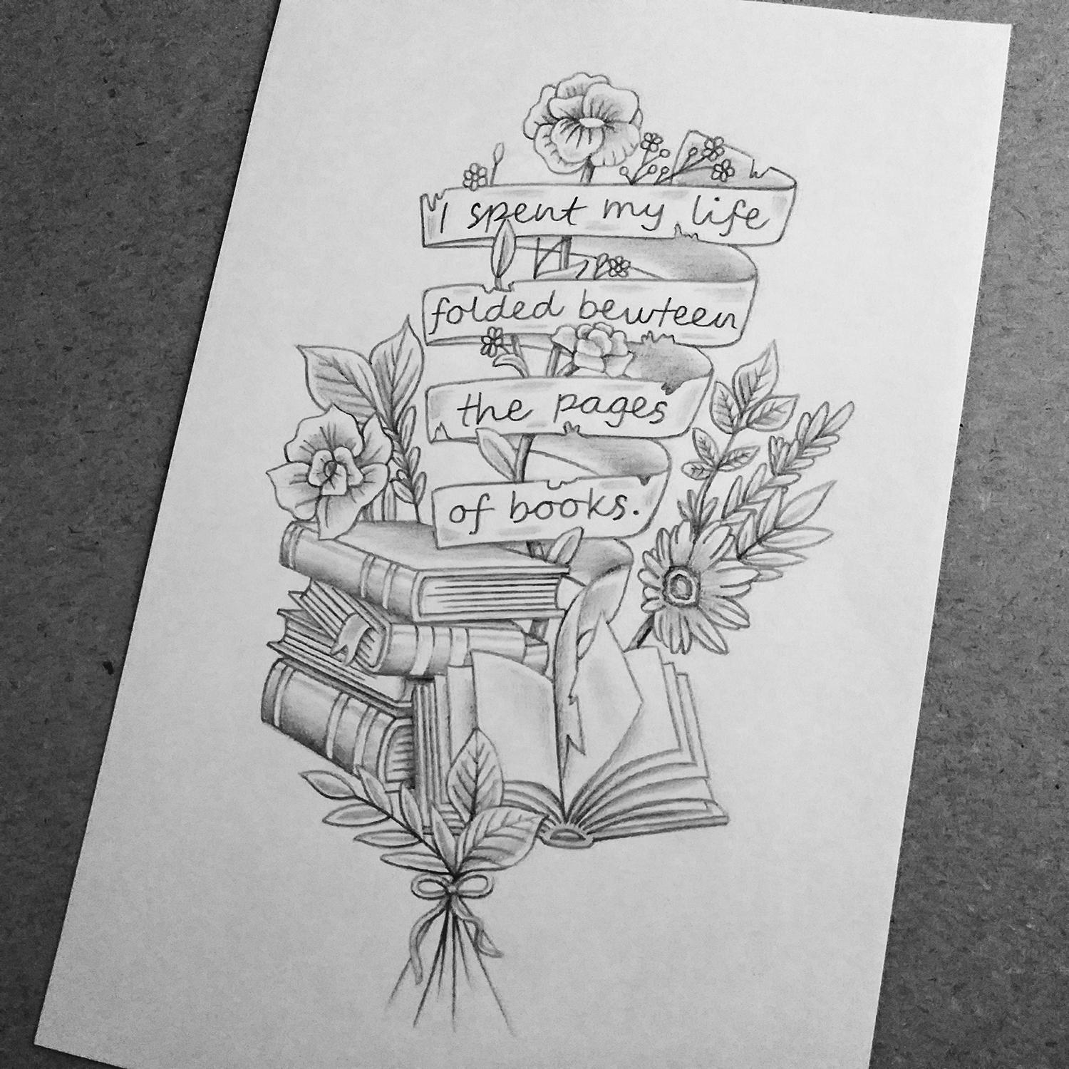 book tattoo