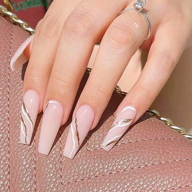 Ballerina Decorated Nail