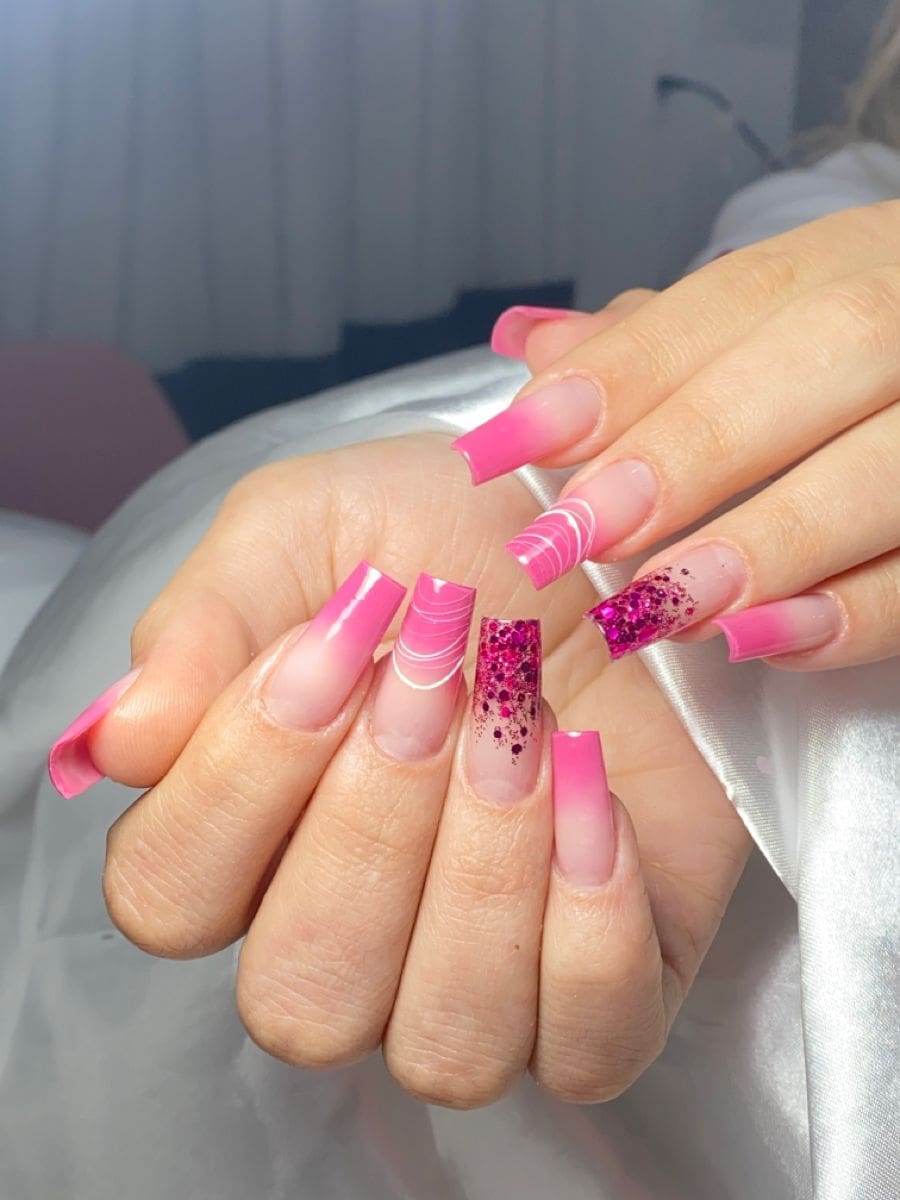 Unhas Decoradas Rosa