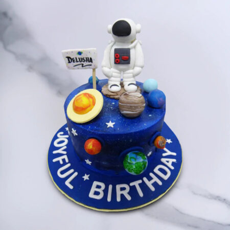 Astronaut Decorated Cake