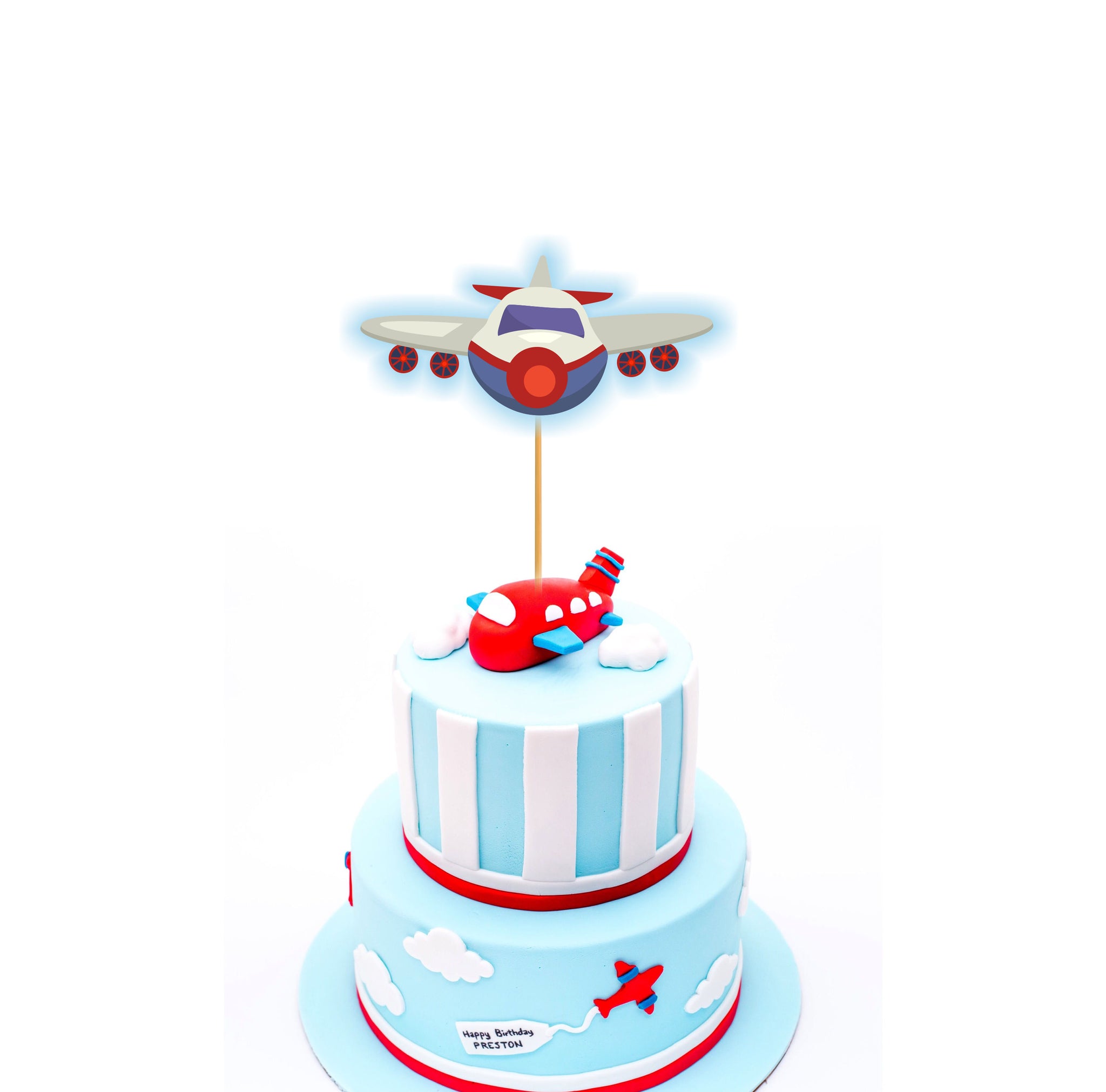 Airplane Decorated Cake