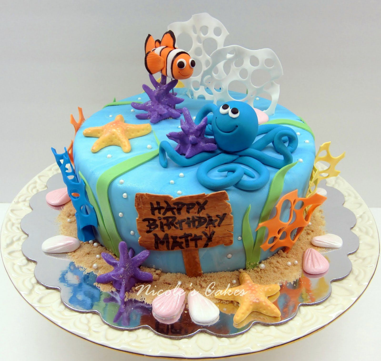 Decorated Sea Cake