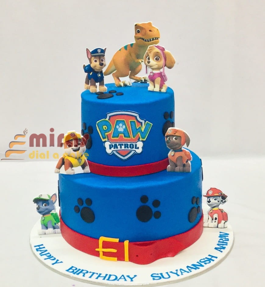 Paw Patrol Decorated Cake