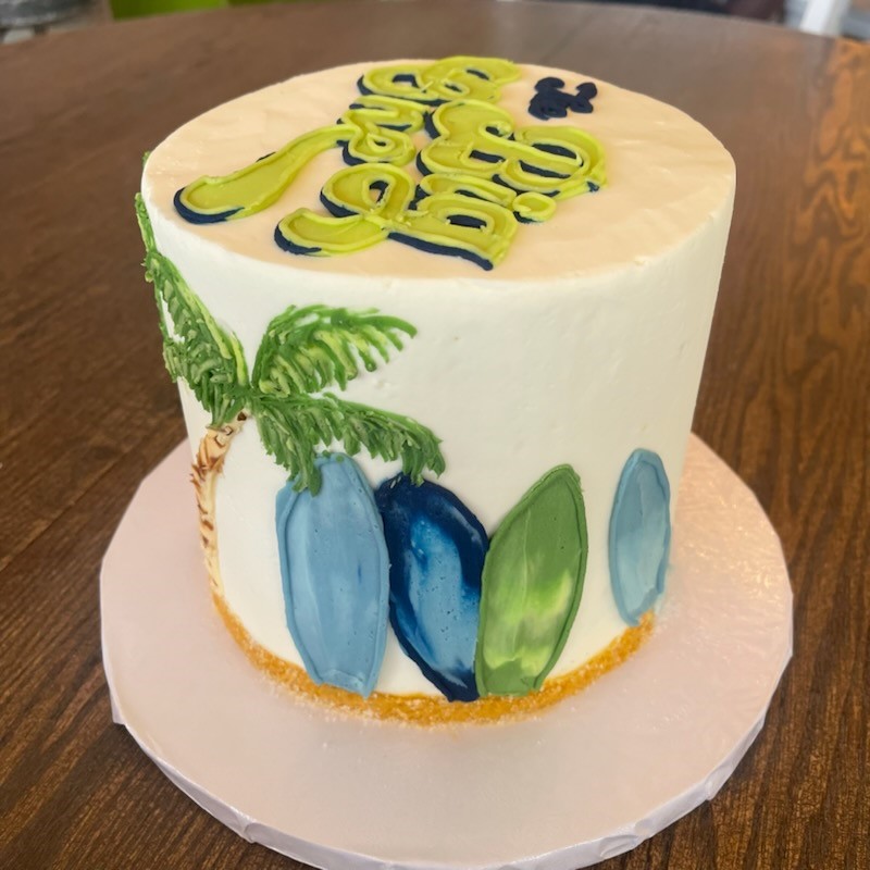 Decorated Surf Cake