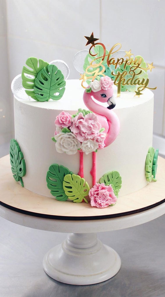 Tropical Decorated Cake