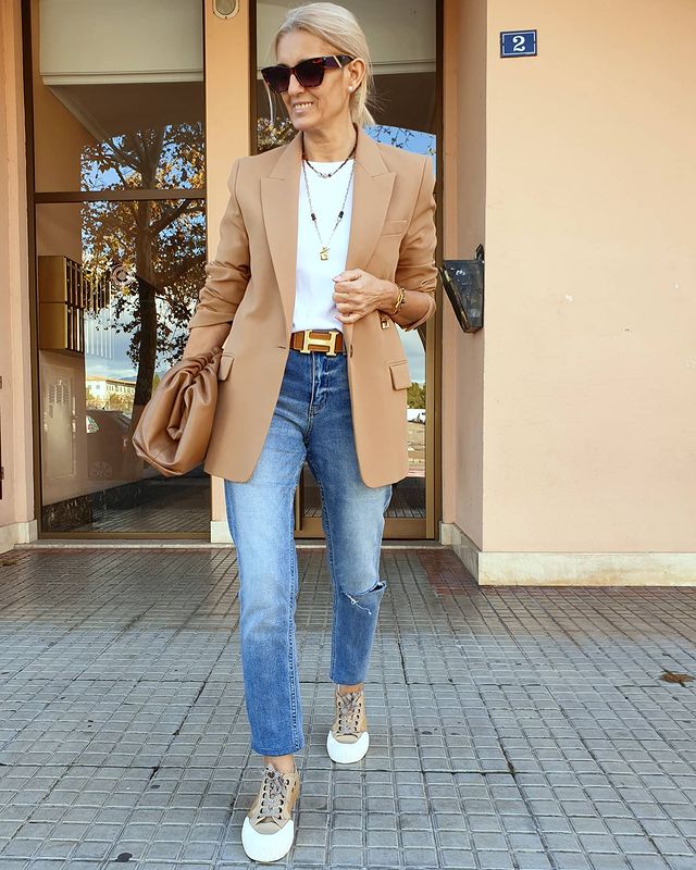 Fashion Look with female blazer