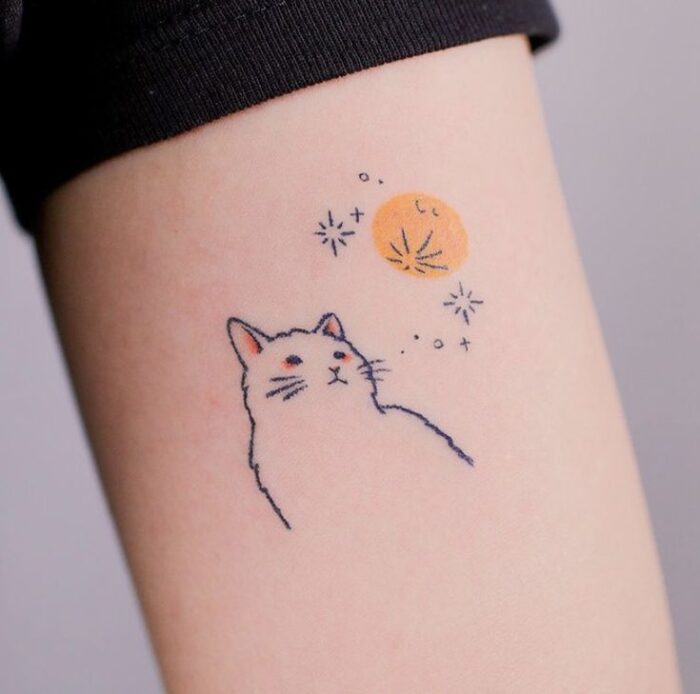 cat tattoo