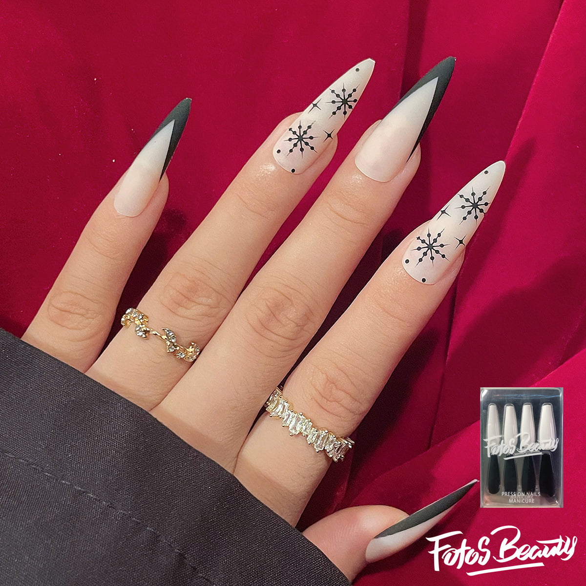 Stiletto Decorated Nail